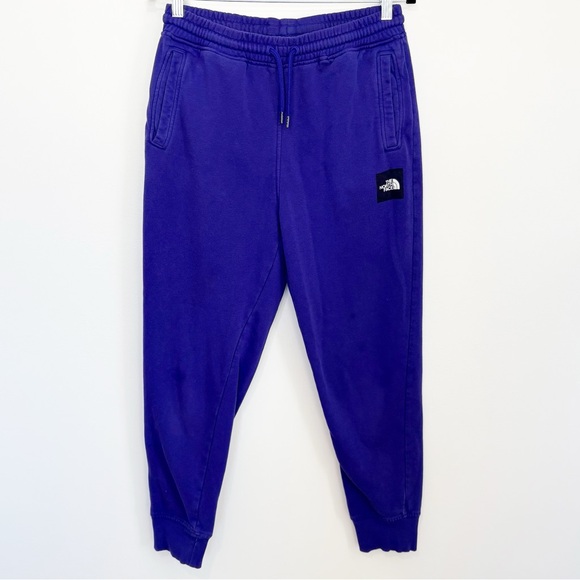 The North Face Other - THE NORTH FACE  Men's Purple Jogger Sweatpants Small Logo Cotton Blend